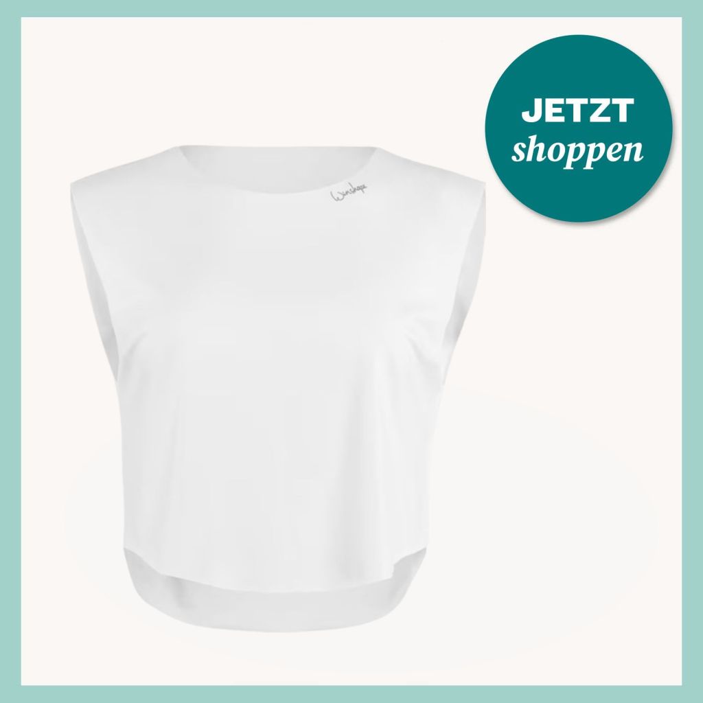 Winshape Sporttop 'AET115LS' in Naturweiß