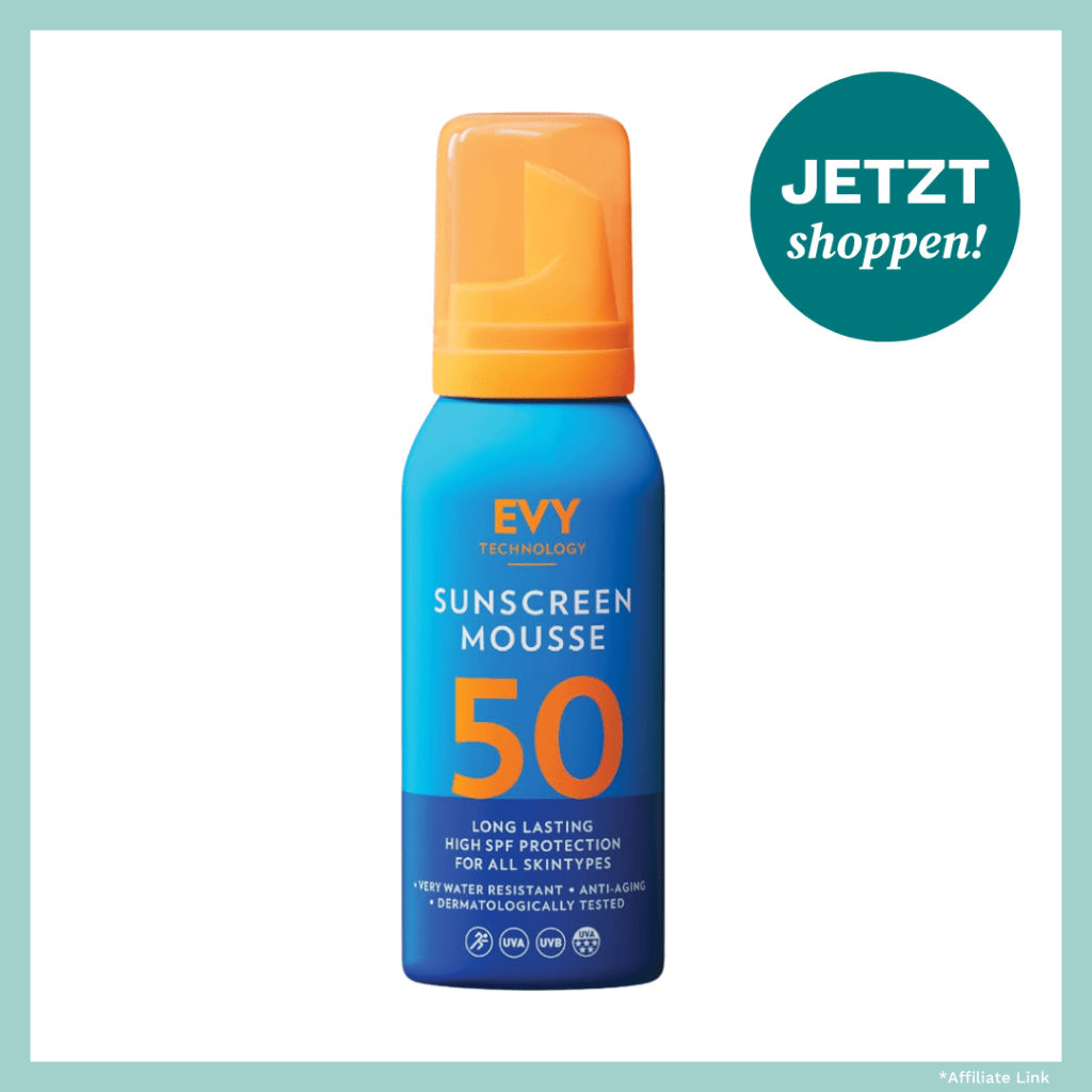 Sonnenschutz-Flasche mit Mousse