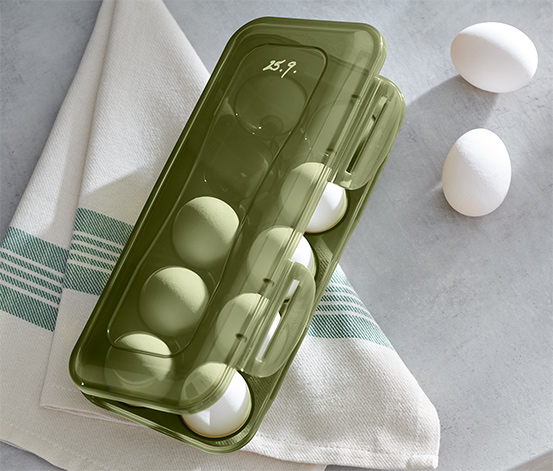 Besser als Eierkarton: Aufbewahrungsbox aus Kunststoff von Tchibo