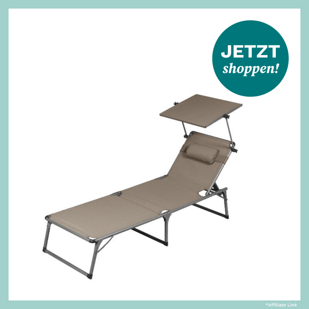 Produktbild einer Sonnenliege von Lidl.
