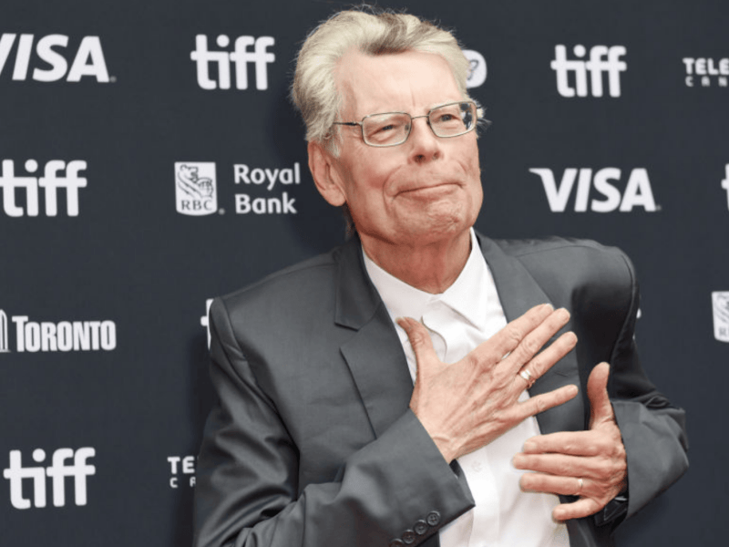 Stephen King bei einer Filmpremiere.