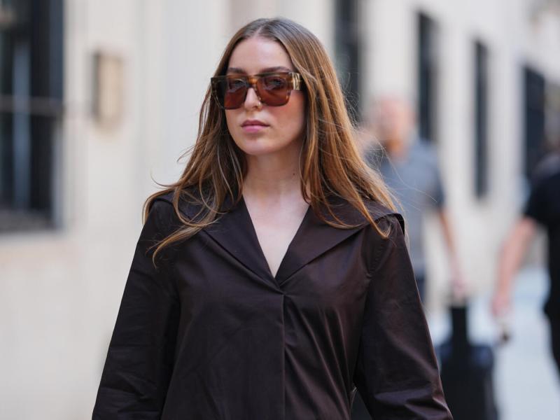 Model auf der New York Fashion Week