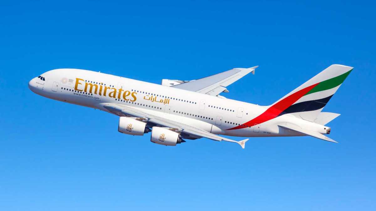 Emirates Airbus A380-800 Flugzeug