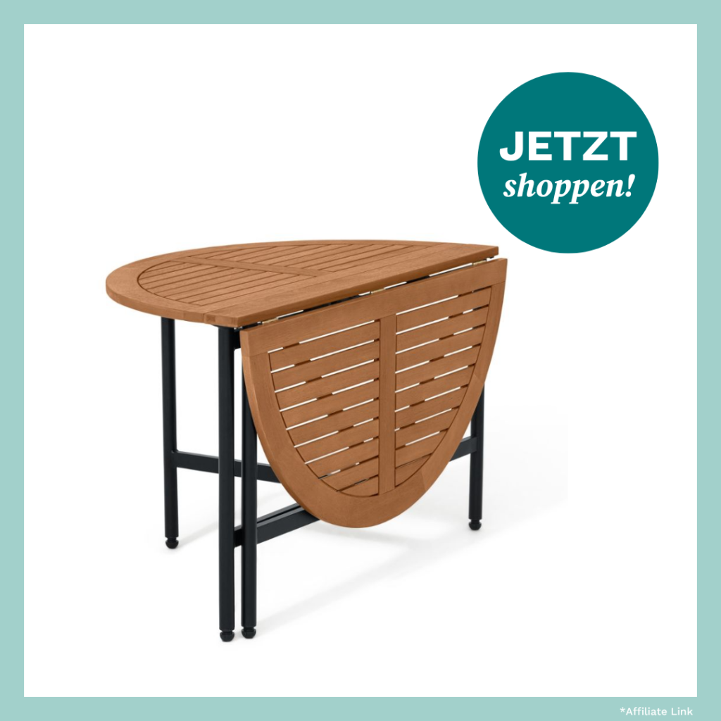 Klapptisch von Tchibo.