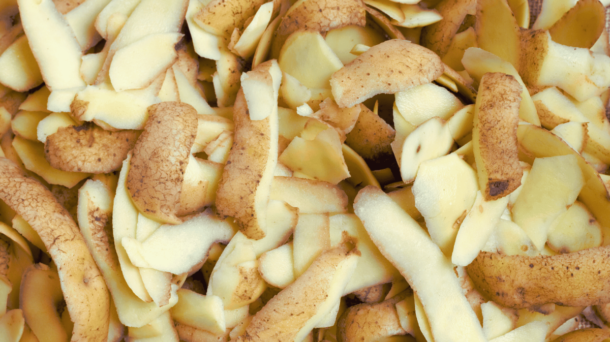 Ein Bild voller Kartoffelschalen