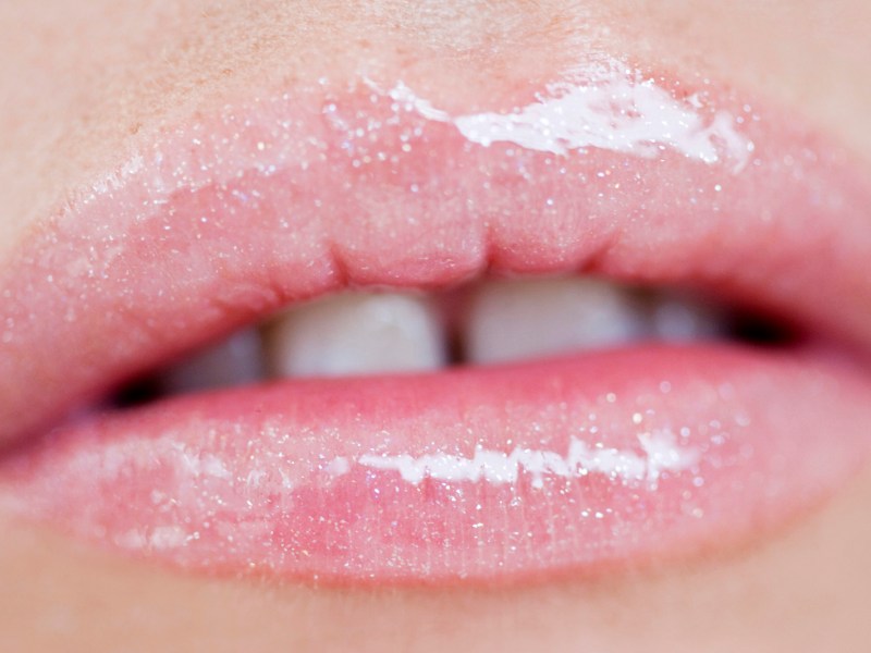 Kusssmund mt Lipgloss