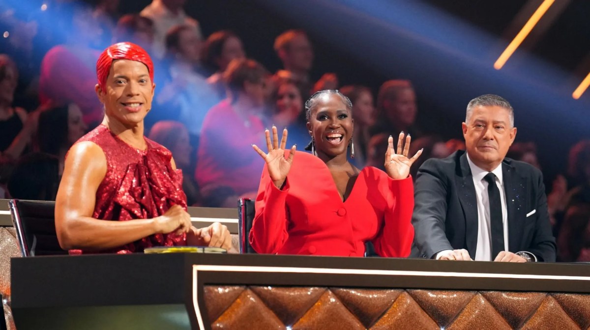 Die Jury mit Jorge González (l.), Motsi Mabuse und Joachim Llambi.