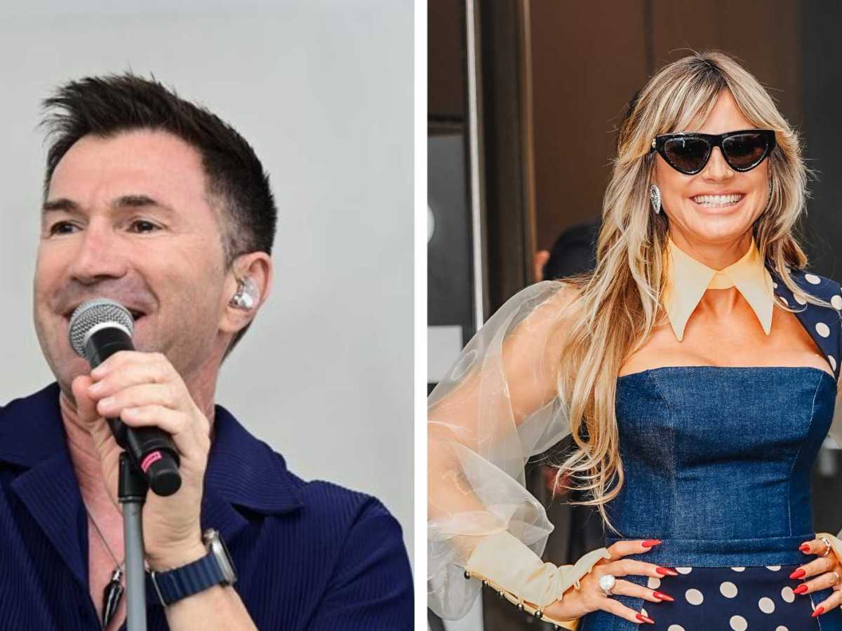 Lucas Cordalis und Heidi Klum