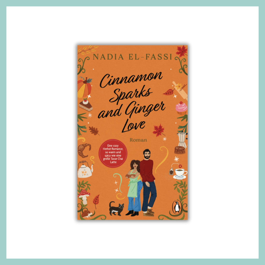 Buchvover von Cinnamon Sparks and ginger love.