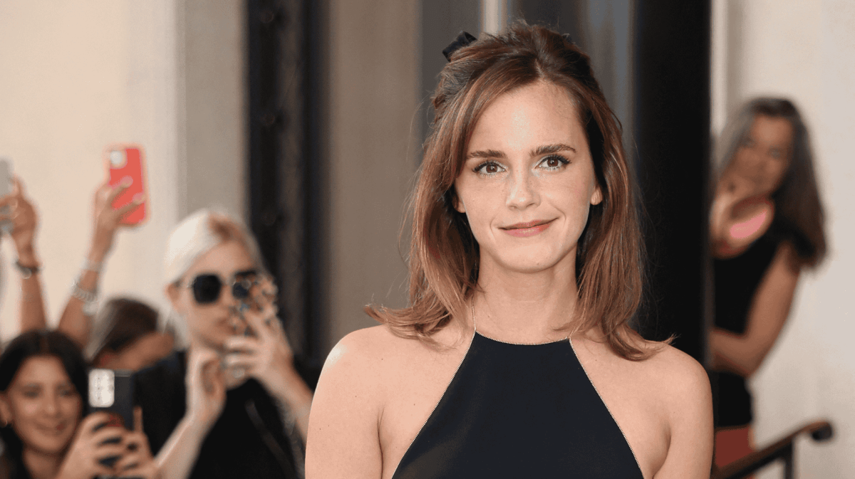 Emma Watson Sighting Emma Watson leaves her hotel heading to Prada fashion show during Milan Fashion Week Womenswear Spring Summer 2024 , on September 21, 2023 in Milan, Italy.