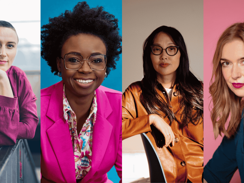 Headerbild der 4 Autor*innen von Penguin Random House, die auf dem FFF Day 2025 dabei sind.