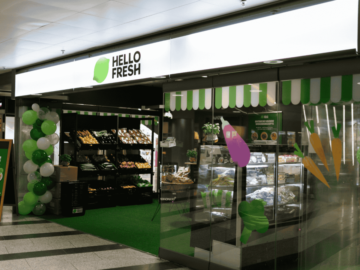 Pop-up-Store von HelloFresh in Zürich.