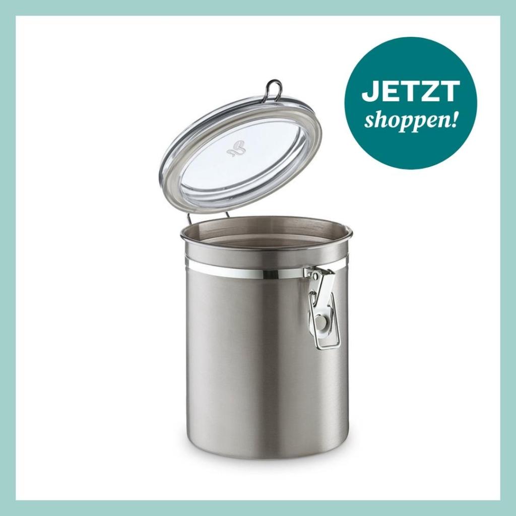 Aromadose von Tchibo aus Edelstahl.