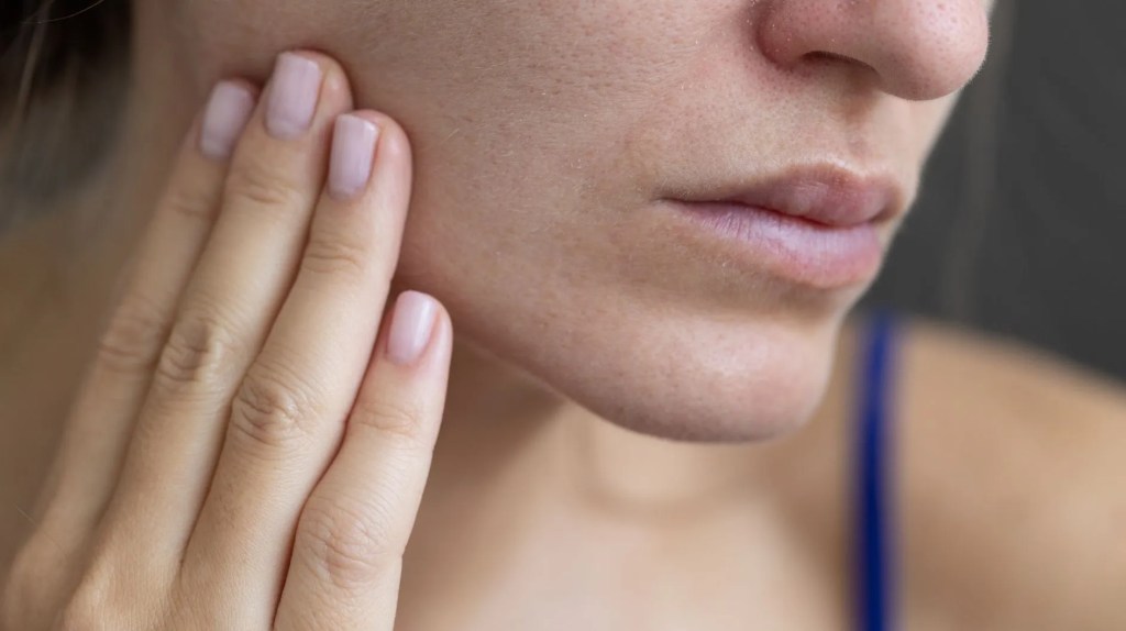 Trockene Haut im Gesicht
