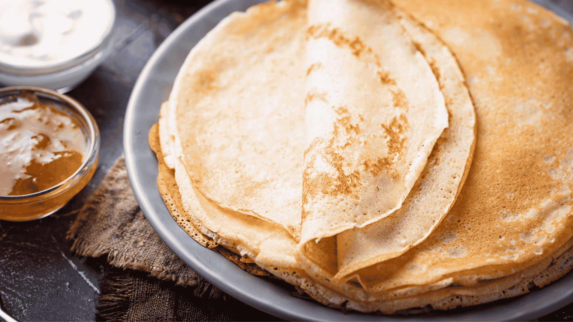 Crêpes ohne Ei