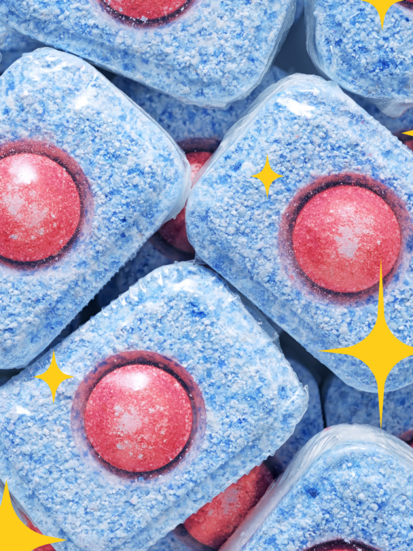 Muffige Dusche? Die L&ouml;sung gegen Kalk & Ger&uuml;che ist ein Sp&uuml;lmaschinentab