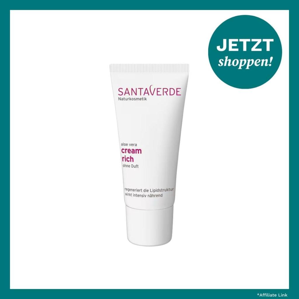 Aloe Vera Creme Rich ohne Duft von Santaverde.