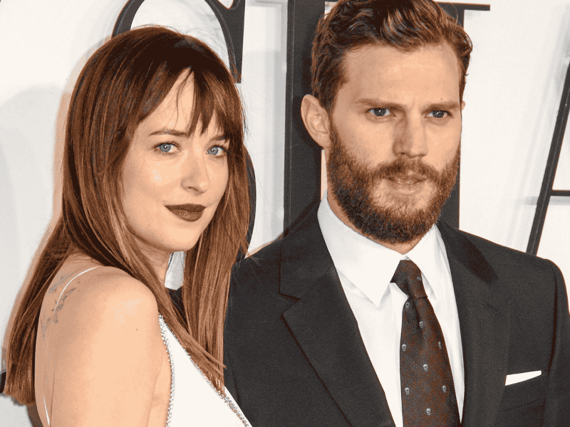 Dakota Johnson und Jamie Dornan bei der Fifty Shades of Grey Kino Premiere am 12.02.2015 in London