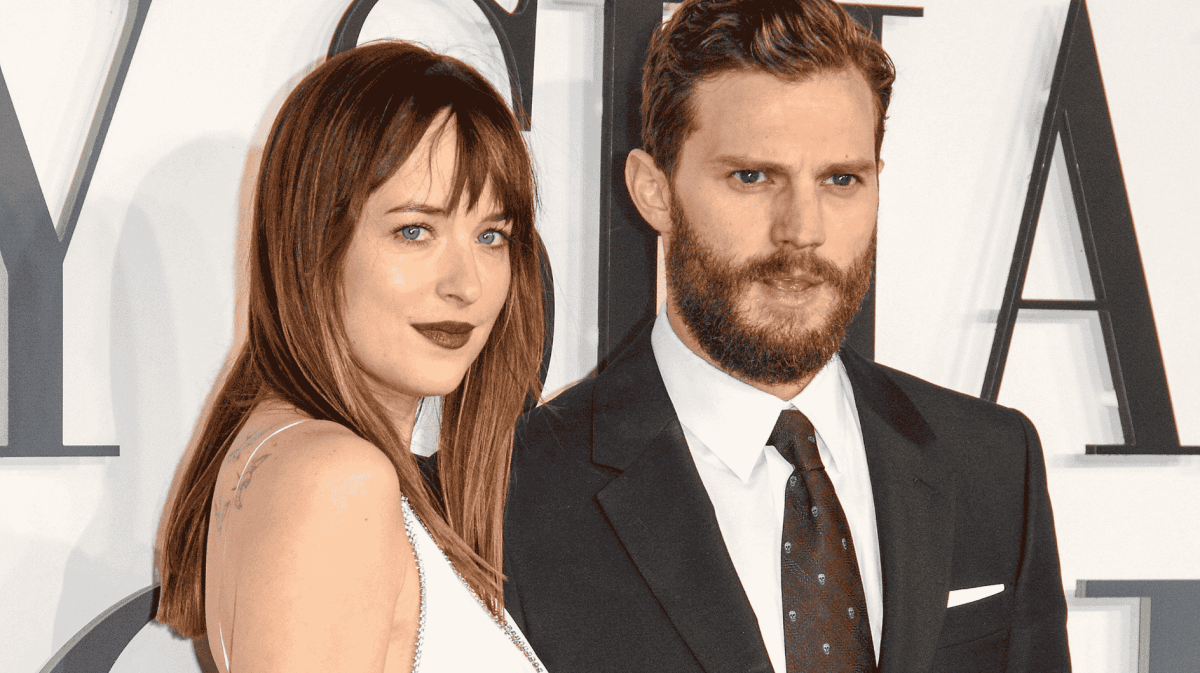 Dakota Johnson und Jamie Dornan bei der Fifty Shades of Grey Kino Premiere am 12.02.2015 in London