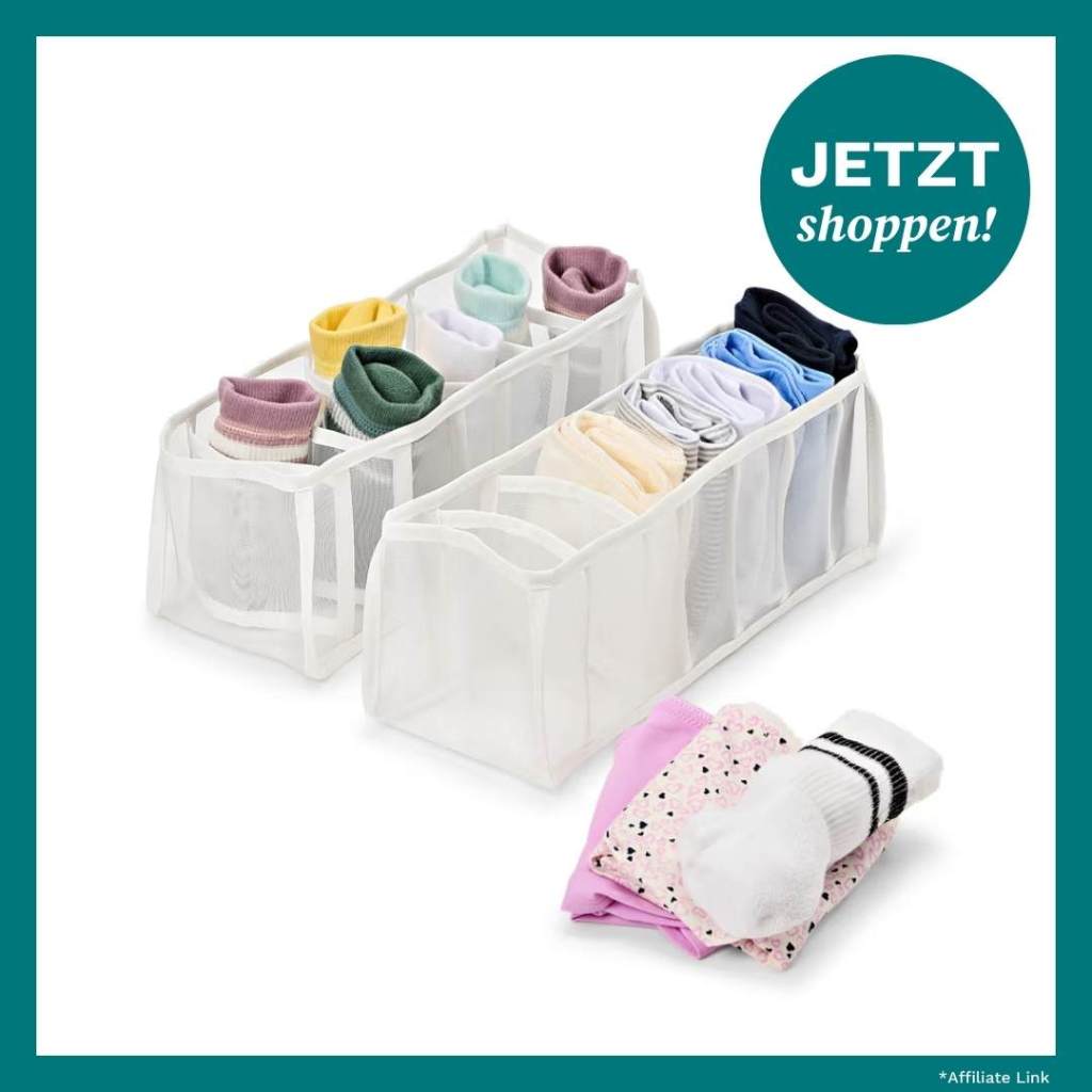 Produktbild des Kleiderschrank-Organizers von Tchibo.