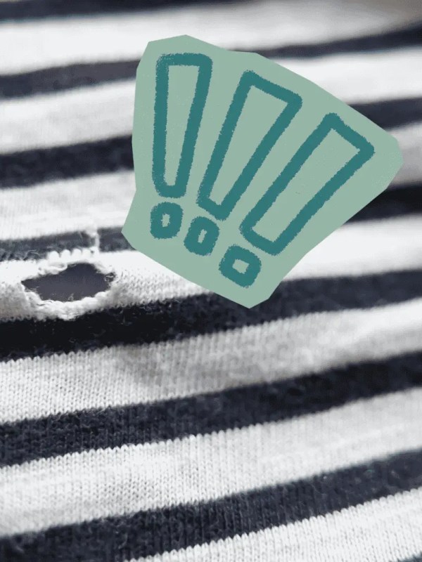 Kaum jemand kennt den wahren Grund für kleine Löcher im T-Shirt