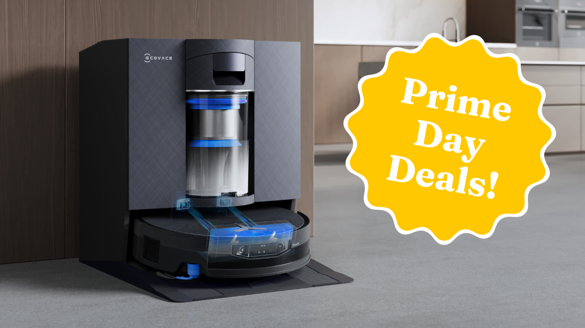 ECOVACS Roboter mit Prime Day Button