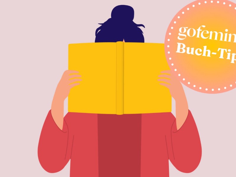 Grafik mit einer Frau, die ein Buch liest